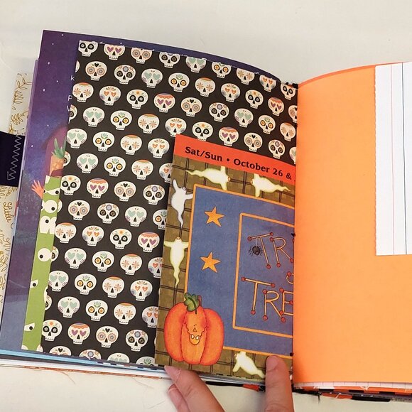 Let's Go Trick or Treating Halloween Theme handmade junk journal - Picture 4 of 12
